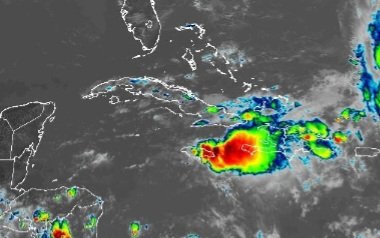 MetserviceJA's tweet photo. The National Meteorological Centre advises that a Trough will remain across Jamaica over the next few days, influencing unstable weather conditions through to the end of the week. 

Additionally, a Tropical Wave is expected to move within the vicinity of the island by tomorrow. https://t.co/VgpaAK6Txt