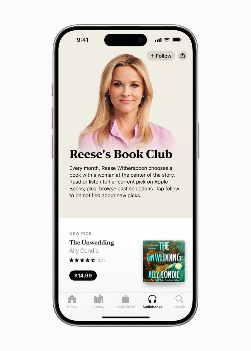 Reese Witherspoon's Hello Sunshine Finds Its Audiobook Home with Apple Books:

readmoreco.com/blogs/book-new…