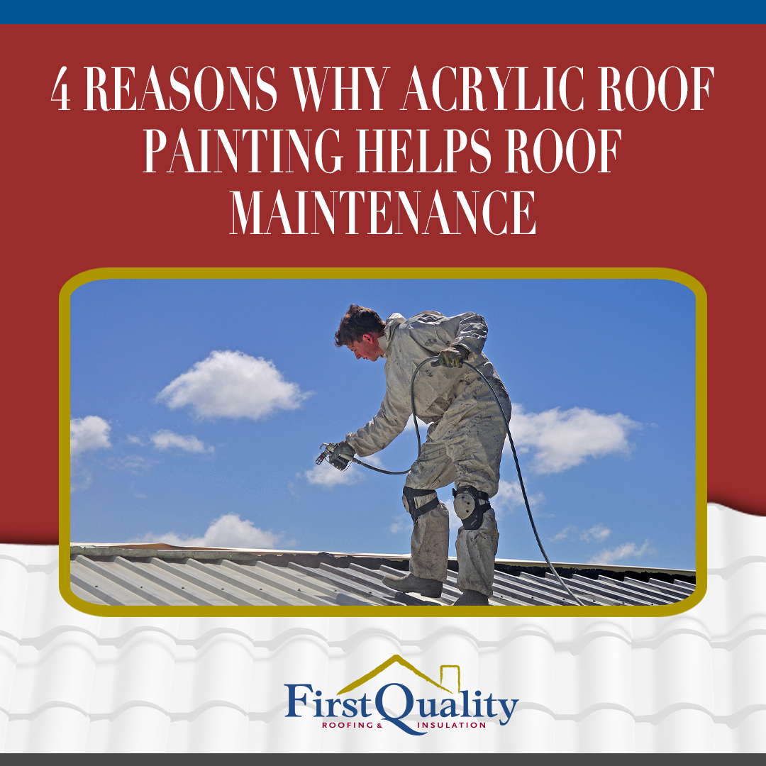 FirstQualityLV's tweet image. When it comes to maintaining the integrity and appearance of your roof, choosing the right materials and methods can make a significant difference. Acrylic roof painting is a standout solution. Read more here: info.firstqualityroof.com/blog/4-reasons… #FirstQuality #LasVegasRoof #AcrylicRoofPaint