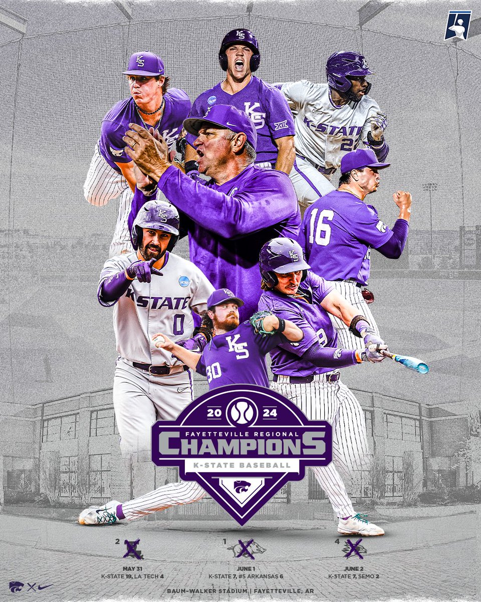 kstatesports's tweet photo. Standard raised 

#KStateBSB x #RoadToOmaha https://t.co/Iul1gtfZcJ