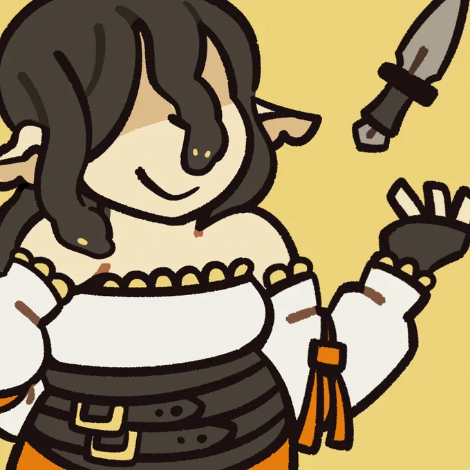 eve icon &amp; ref for artfight... finally got around to designing her 