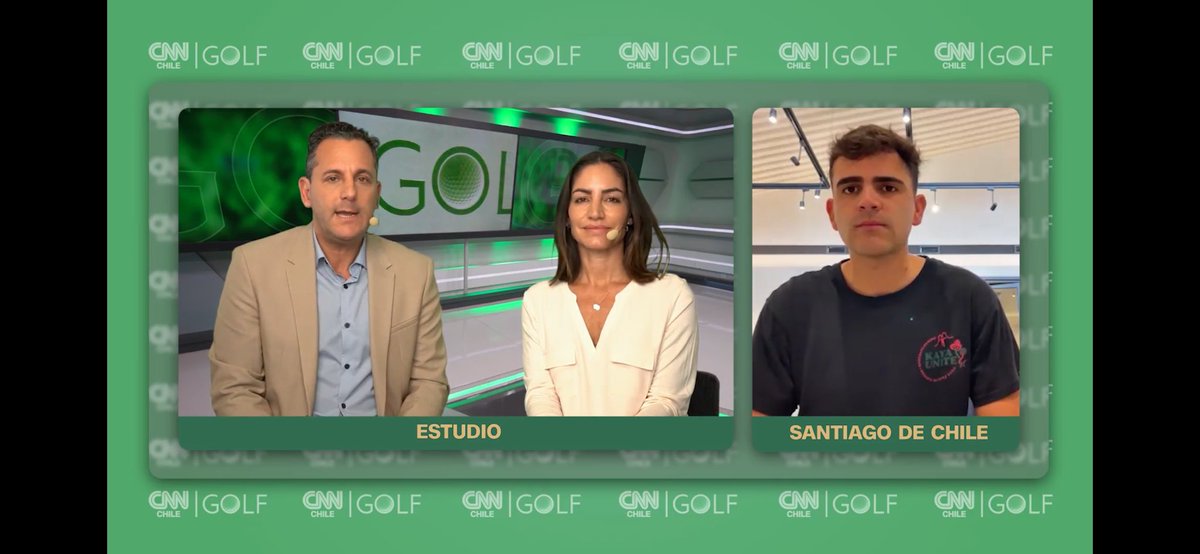 ContiPatino's tweet photo. Los esperamos a las 19:00 hrs por la pantalla de @CNNChile con toda la actualidad del mundo del golf https://t.co/lFXoz6qu4N