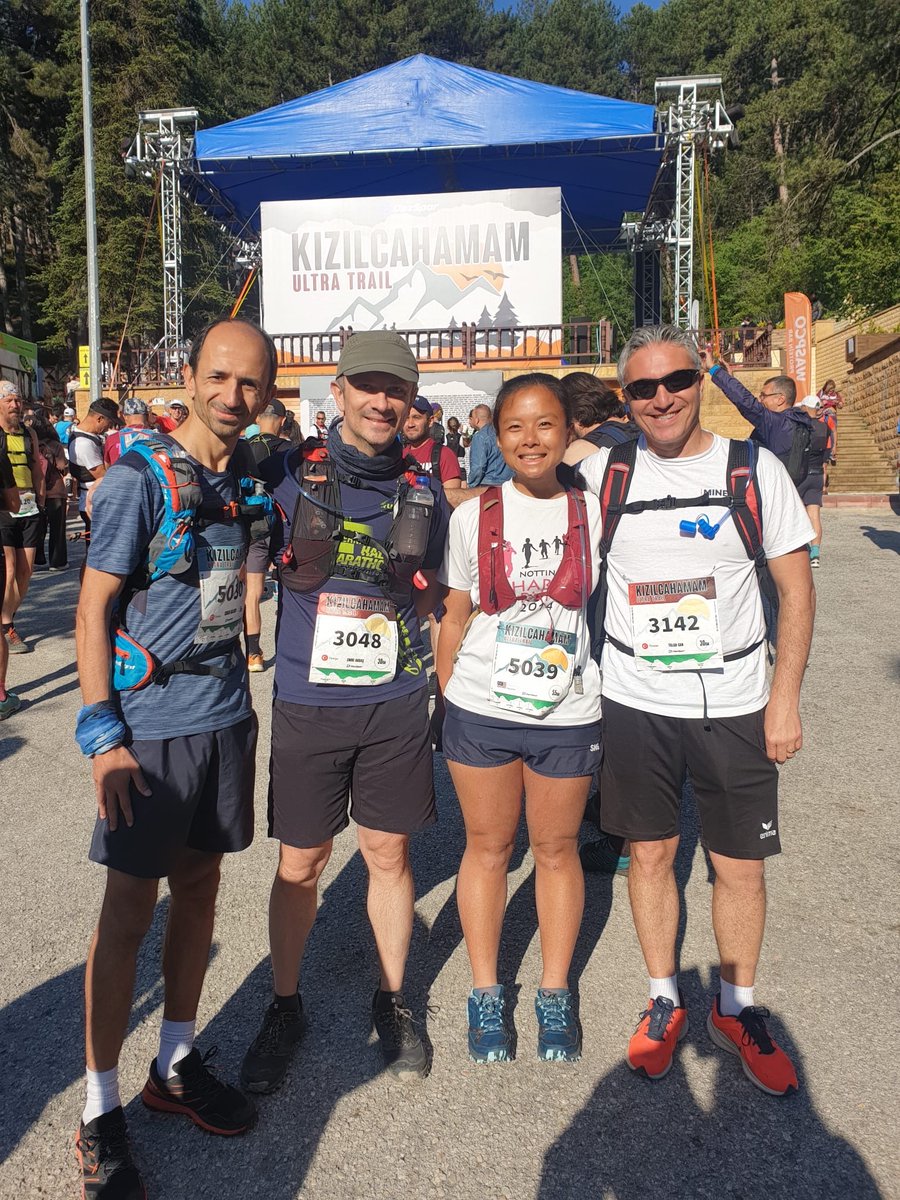 Bölüm öğretim üyelerimiz 1 Haziran 2024'te gerçekleştirilen Kızılcahamam Ultra Maratonuna katıldılar.