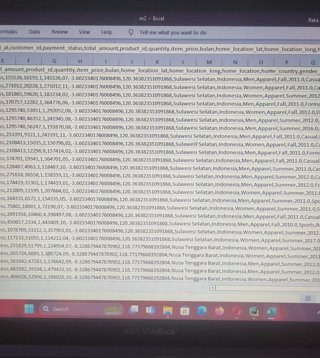 K_febrian04's tweet photo. Pantengin 52k data, cleaning data, bikin model,  sehat² dah https://t.co/CegGjaBz5h