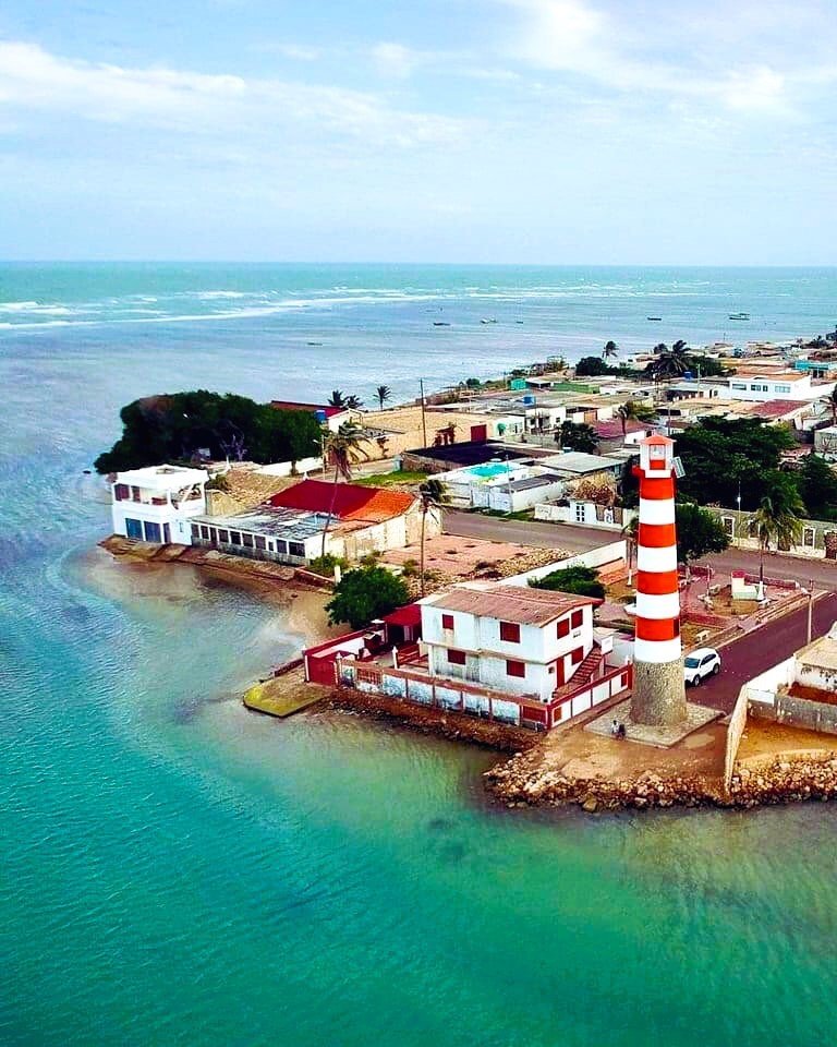 #Adícora is #Paraguaná Peninsula, in #Venezuela, specifically in the Falcón Municipality and 24 kilometers south of the island of Aruba. The village is accessible by road or air. It is a shallow beach, protected by reefs, fresh water, more swell than western.
