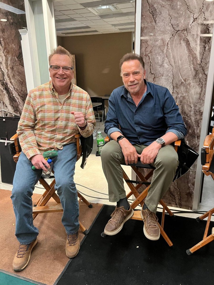 TheArnoldFans's tweet photo. We are thrilled to see that @TomArnold is back for FUBAR Season 2. I loved his sadistic character. He's always so happy to torture people..."but they were all bad." – @Schwarzenegger  Carrie-Anne Moss will also be joining!  FUBAR Season 2 is gonna be BIG! #Pumped https://t.co/LysepB08qA