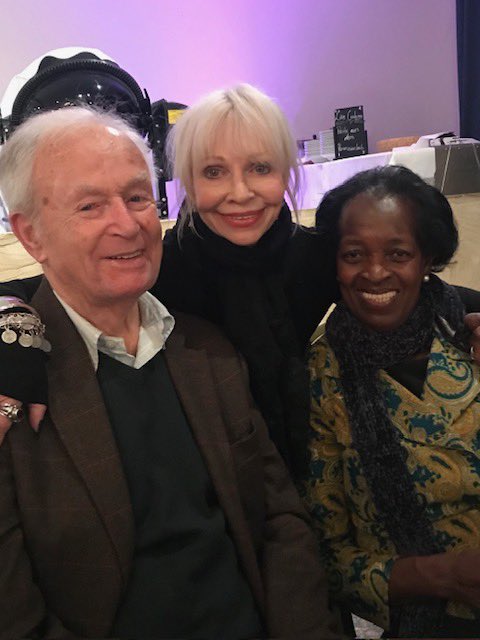This beautiful funny gentle man #WilliamRussell has sadly find on his awfully big adventure ♥️a wonderful actor, always with such an impish little twinkle in his eye . so grateful to have known him my heartfelt thoughts to his wife Etheline &amp; dear family ♥️
