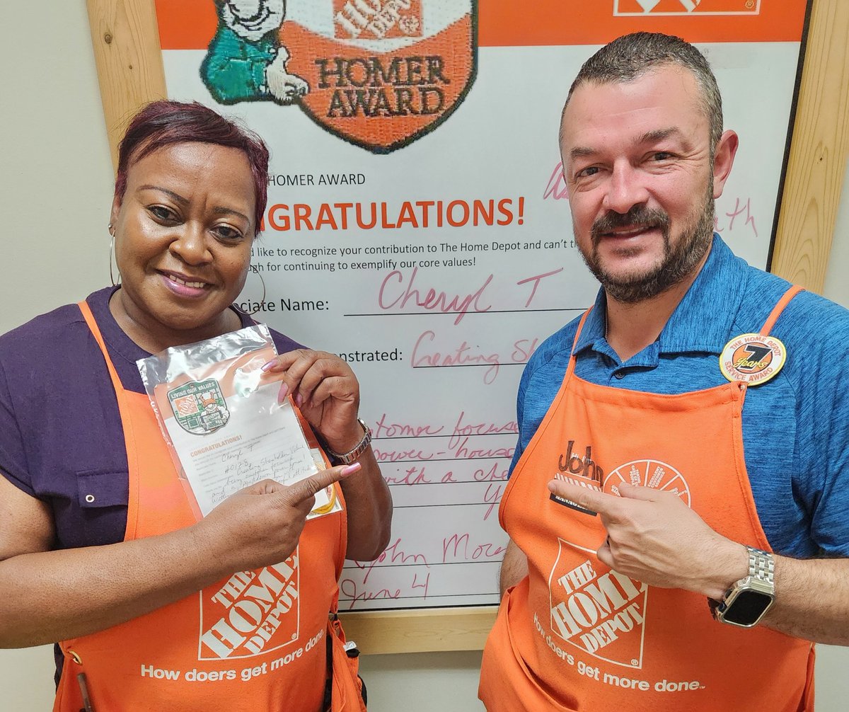 Susan McCauley (@susanmc79457080) on Twitter photo Congratulations to Cheryl T - D26 for being selected by her peers as #Gr8at0128's June Associate of the Month! She supports customers & associates with knowledge & smiles! <a href="/JohnMorenoHD/">John Moreno</a>
<a href="/BohannonTodd/">Todd Bohannon</a> <a href="/KarinyThomas2/">Kariny Thomas MASM π©π΄π©π΄@ 0128 Conyers</a> <a href="/LisaSpe22074022/">Lisa Speer</a> <a href="/piligueto15/">Pilar Estes</a> <a href="/SharptonDavid/">David Sharpton</a> <a href="/thdtunya/">Tunya Williams</a> Congratulations to Cheryl T - D26 for being selected by her peers as #Gr8at0128's June Associate of the Month! She supports customers & associates with knowledge & smiles! <a href="/JohnMorenoHD/">John Moreno</a>
<a href="/BohannonTodd/">Todd Bohannon</a> <a href="/KarinyThomas2/">Kariny Thomas MASM π©π΄π©π΄@ 0128 Conyers</a> <a href="/LisaSpe22074022/">Lisa Speer</a> <a href="/piligueto15/">Pilar Estes</a> <a href="/SharptonDavid/">David Sharpton</a> <a href="/thdtunya/">Tunya Williams</a>
