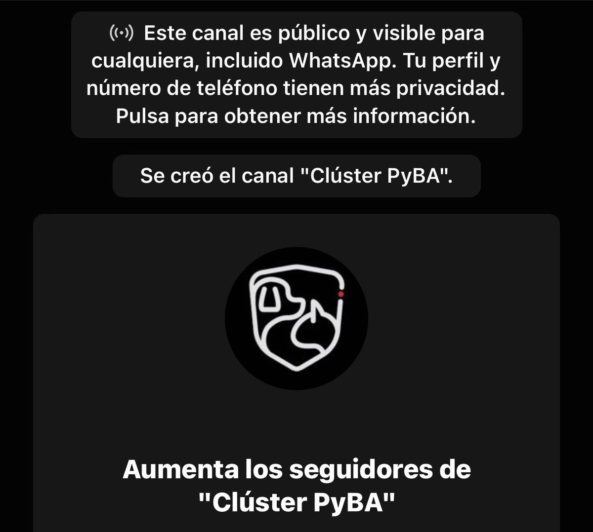 ClusterPyBA's tweet photo. Si eres empresario o tienes un emprendimiento orientado a la protección y el bienestar animal en Bogotá, esta información te interesa:
Se ha creado el canal de WhatsApp “Clúster PyBA” y puedes llegar a él a través de este enlace:
https://t.co/InifEGgyhU
#VamosPalClusterPyBA https://t.co/fUwahxbzjG