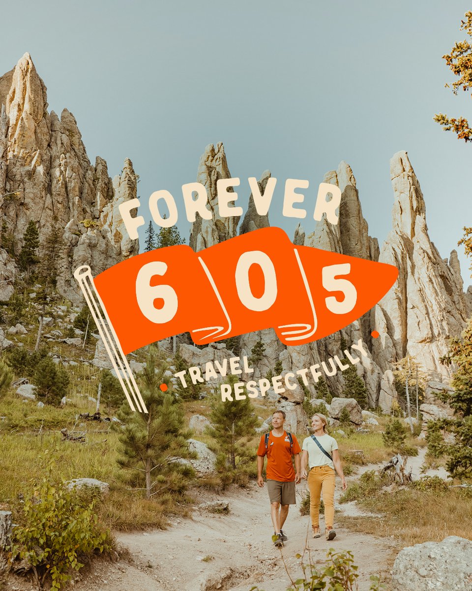 DeadwoodSD's tweet photo. Give back to South Dakota what this great state gives to you and travel respectfully with #Forever605. Just make sure you don’t pet the fluffy cows. Follow along with @TravelSouthDakota for stewardship tips! #hifromsd #DeadwoodSD #TravelRespectfully #Awesome https://t.co/RVMY2ez8Rw
