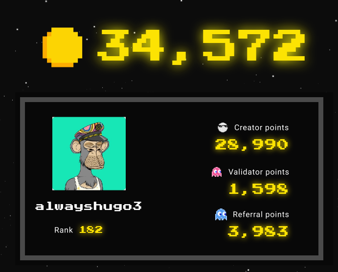 AlwaysHugo3's tweet image. Been offline most of the day. Need to get my @pacmoon_ validation in before reset! Like/Comment/Retweet. Validator mode ON