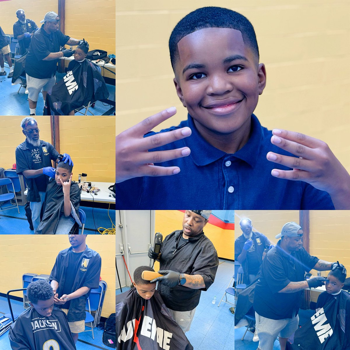Dwight Freeman (@principal_free) on Twitter photo Of course we provided free haircuts leading up to our closing activities!
A major shoutout to the Movement Team for sponsor this amazing event for our scholars!
<a href="/BaltCitySchools/">Baltimore City Public Schools</a> check out the smile on our scholar’s face after getting his haircut!
Peace, Love, & LIBERTY 💛💙 Of course we provided free haircuts leading up to our closing activities!
A major shoutout to the Movement Team for sponsor this amazing event for our scholars!
<a href="/BaltCitySchools/">Baltimore City Public Schools</a> check out the smile on our scholar’s face after getting his haircut!
Peace, Love, & LIBERTY 💛💙
