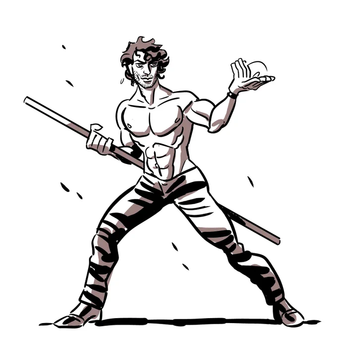 Around here we support both movie martial arts masters (rugged men's health ballerinos) AND real life martial arts masters (middle aged Brazilian dudes built like Hellboy) 