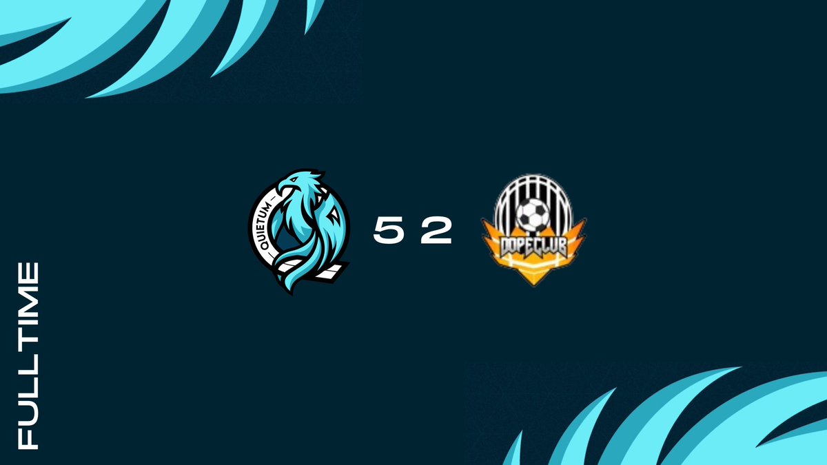 QuieTum (@iquietum) on Twitter photo FULLTIME
🎮<a href="/VPGItaly/">VPG Italy 🇮🇹</a>
🆚#dopeclub
✅5-2
⚽️⚽️⚽️<a href="/Karmaa_10/">Karmaa10</a>
⚽️⚽️🖌️<a href="/HillyI10I/">Hilly I10I</a>
🖌️🖌️<a href="/iYDan13/">iY Dan</a>
🖌️<a href="/LucaMignani3/">iQ Luke Jr</a> FULLTIME
🎮<a href="/VPGItaly/">VPG Italy 🇮🇹</a>
🆚#dopeclub
✅5-2
⚽️⚽️⚽️<a href="/Karmaa_10/">Karmaa10</a>
⚽️⚽️🖌️<a href="/HillyI10I/">Hilly I10I</a>
🖌️🖌️<a href="/iYDan13/">iY Dan</a>
🖌️<a href="/LucaMignani3/">iQ Luke Jr</a>