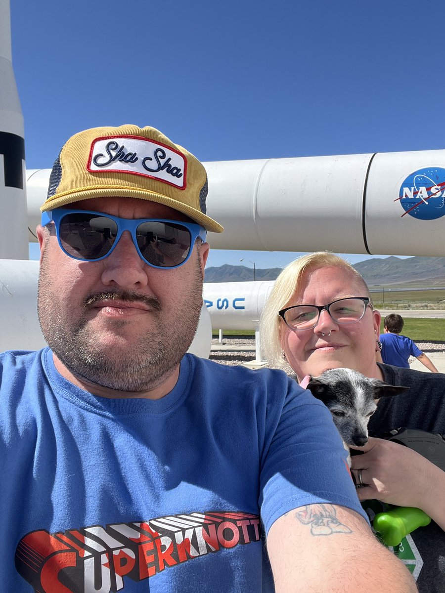 TheSuperknotts's tweet photo. A #virtual #Geocache we found in the Utah dessert.  There are many different displays of rockets including a shuttle booster and a Patriot missile. Each has an interpretive sign that explains what you are seeing and what it was used for. 
#atkrocketgsrden https://t.co/paJO9lQAsp