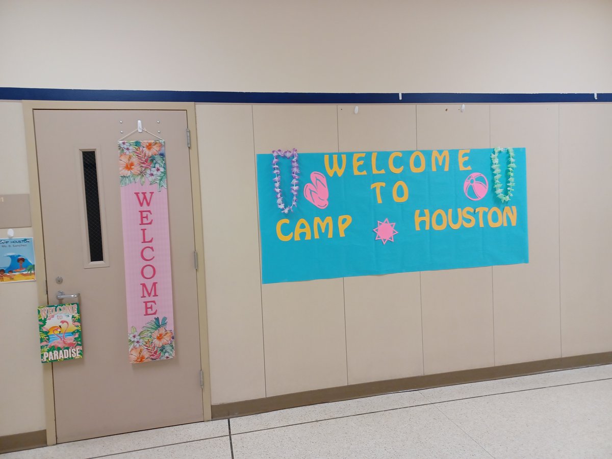 #CampHouston Aloha! Camp Houston set sail for an unforgettable Hawaiian adventure with our campers today! #AldineES_Summer #chooseyourdestination