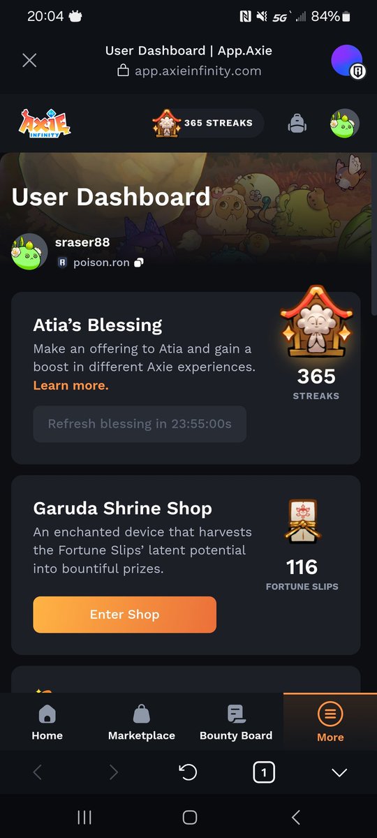 Haven't missed a day yet, and just hit the 1 year mark!
<a href="/AxieInfinity/">Axie Infinity</a> <a href="/Jihoz_Axie/">Jihoz.ron</a> <a href="/hailcorporate/"></a>