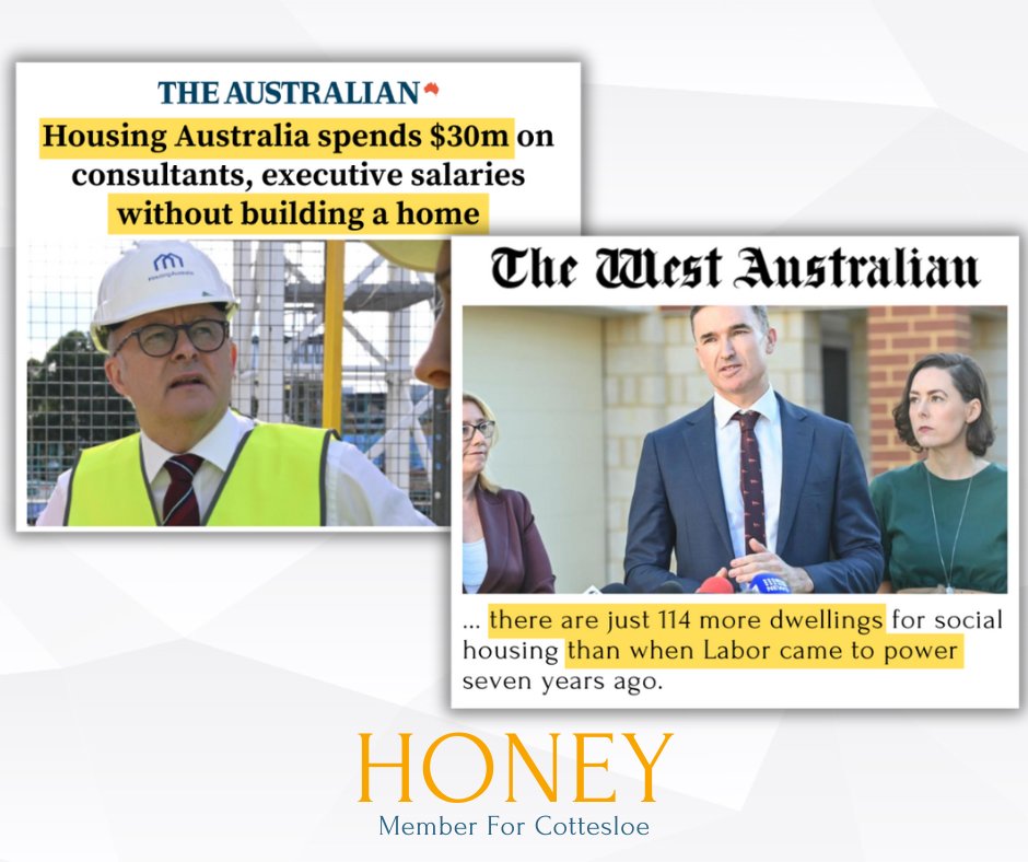 Federal and State Labor are helpless on housing.  They throw taxpayer's money at the problem and have almost nothing to show for it (Other than keeping their developer friends happy).