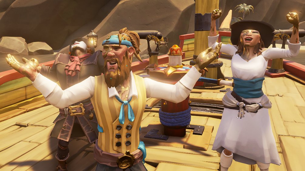 CaptainKombuSoT's tweet photo. Finally archieved the Gold Curse today, man what a long grind it has been, felt like it took forever.
#SeaOfThieves #BeMorePirate

@SeaOfThieves @ChiefNoriSoT @AftonLifeSoT https://t.co/zNuuN73TsE