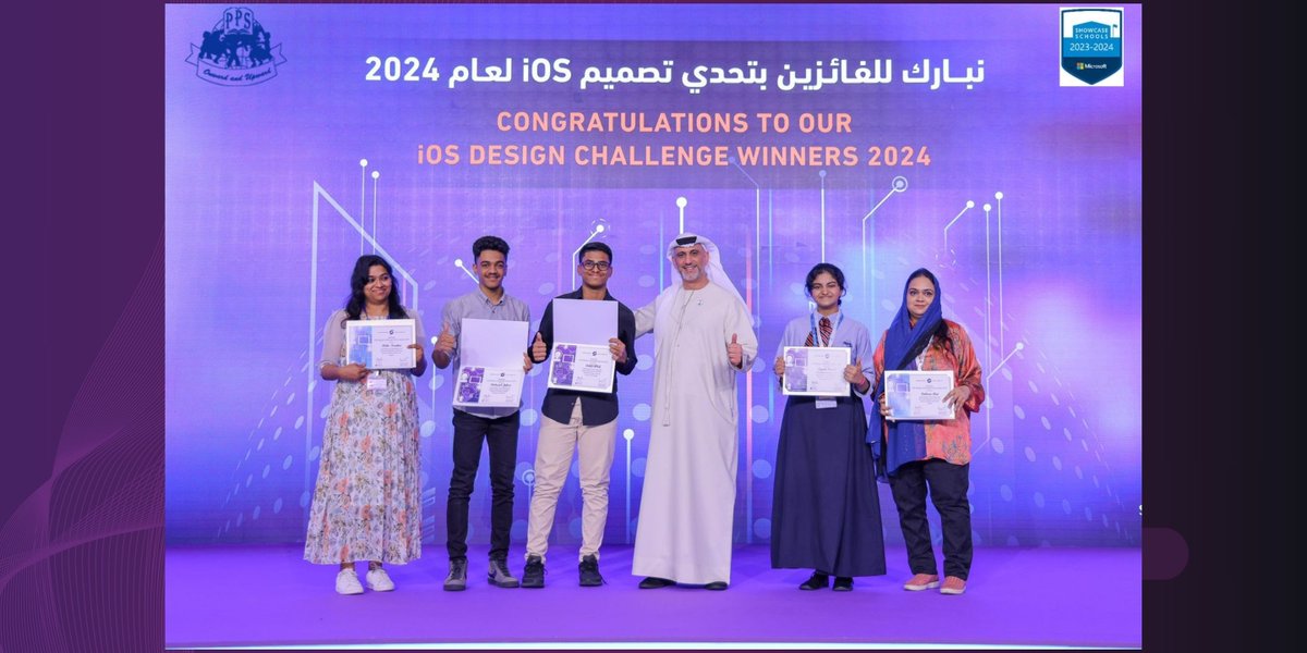 PristineSchool's tweet photo. Congratulations #PristineSecondary's Mohammed Jefran, Aakif Altaf (Yr 11) & Zaynab Shahab (Yr 10) for winning the #iOSDesignChallenge! Earned a spot in @SandooqAlWatan's #SwiftAcceleratorProgram among 250 contenders with their exceptional design & coding skills. @KHDA @STEMEduc https://t.co/bYb1WWb45e
