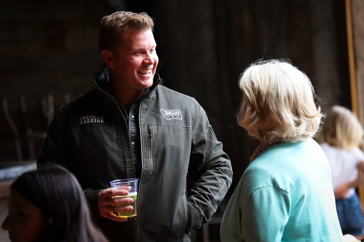 thom_g_bridge's tweet image. Scenes from the @SheehyforMT primary election night party in Gallatin Gateway. #mtnews #mtpol #mtsen