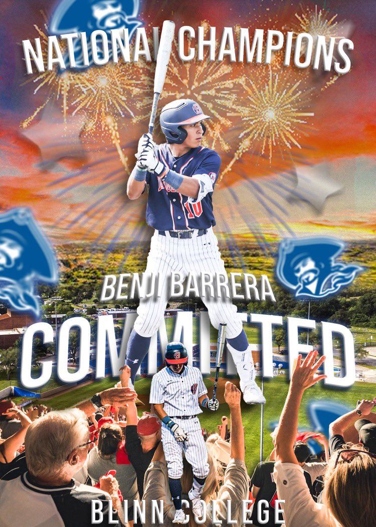 Gods plan!! I’m proud to announce my commitment to Blinn College! Thank you to my coaches and family for supporting me through this journey.
#Committed #CreamCity