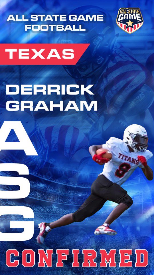Derrick Graham (@deegraham_09) on Twitter photo Blessed🙏🏾 to be playing in the to be playing in the all state game this weekend #blessed #portathur <a href="/CoachGrahamFB/">Marcus Graham, MA, BS</a> <a href="/PTSamuel1/">Payton Samuel</a> <a href="/kmangum409/">Korey Mangum</a> <a href="/canthold_cj24/">Corey “CJ” Ladia JR.</a> Blessed🙏🏾 to be playing in the to be playing in the all state game this weekend #blessed #portathur <a href="/CoachGrahamFB/">Marcus Graham, MA, BS</a> <a href="/PTSamuel1/">Payton Samuel</a> <a href="/kmangum409/">Korey Mangum</a> <a href="/canthold_cj24/">Corey “CJ” Ladia JR.</a>
