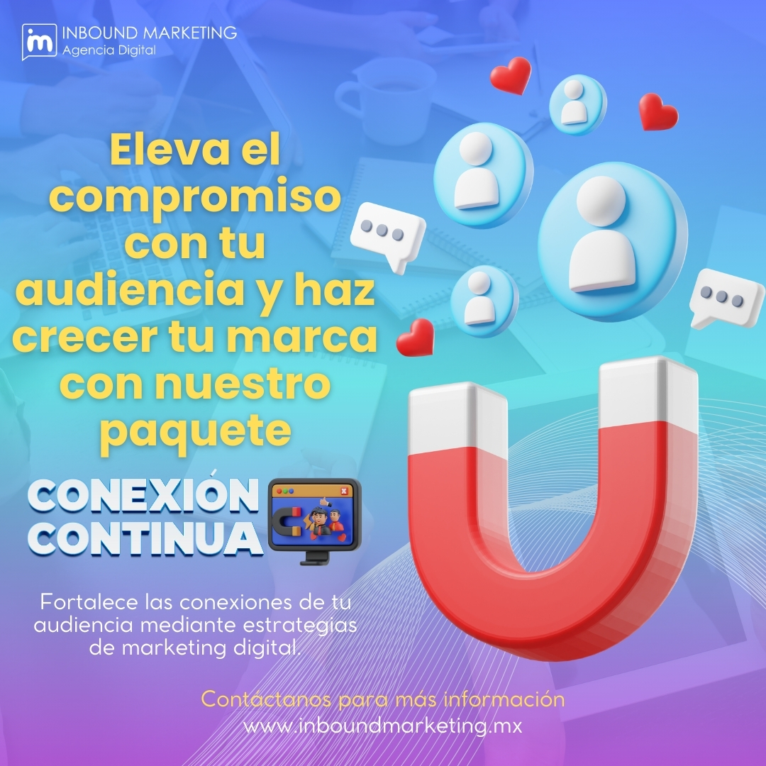 InboundMarketi9's tweet photo. ¡Inicia tu camino al crecimiento digital en el siguiente enlace! https://t.co/44hJ3Ifh0r
Envíanos un email o visita nuestro sitio web 
📩 info@inboundmarketing.mx
🌐https://t.co/HOGL6mxAWP

#engagement #marketing #marketingdigital #contenido #contenidodevalor #contenidodigital https://t.co/B5C8lFFYi9