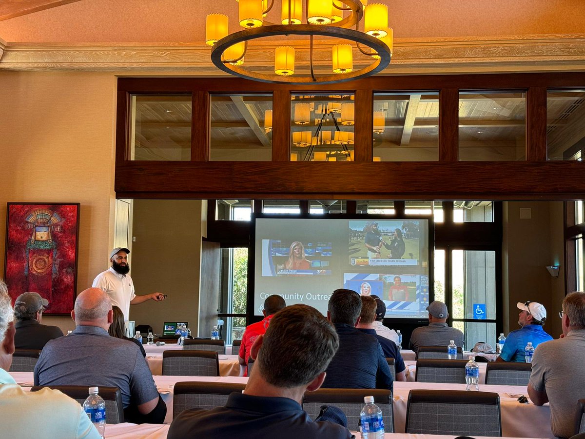 SuperAli1988's tweet photo. Thank you, @KyleJonesTurf and @yochadehe for hosting @SNGCSA education and golf event! The golf course was in great shape as always. https://t.co/lLky3sZzUq