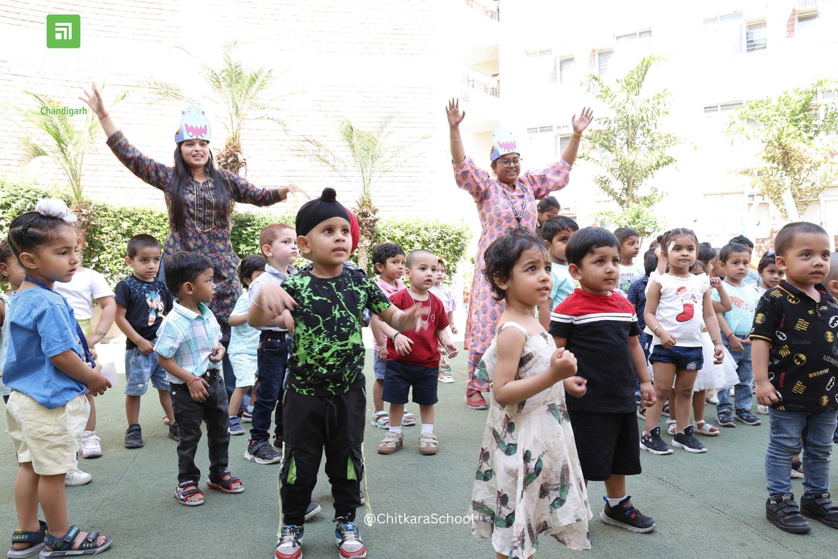 chitkara_school's tweet image. Chitkara International School&apos;s Chicklets shine in a poem recitation and dance fusion activity

#CIS #Chicklets #funactivity #motorskills #ChitkaraInternationalSchool #rhymes #rythm #dancefusion