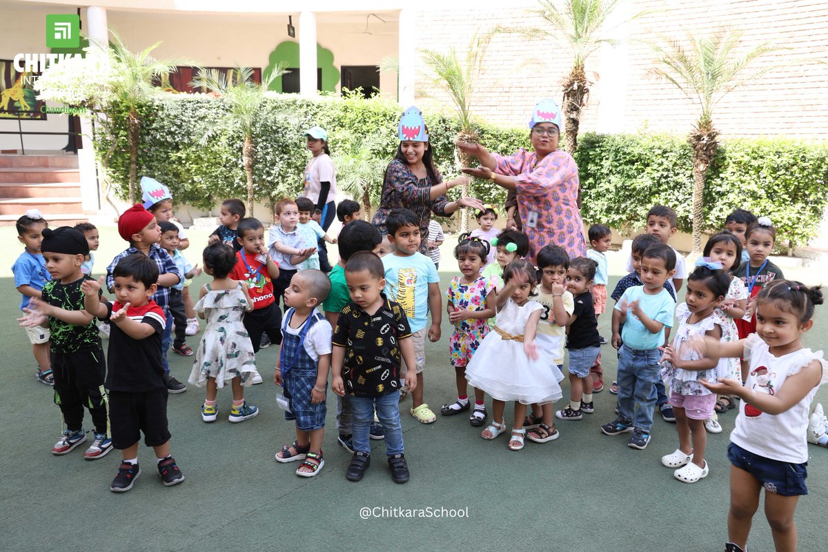 chitkara_school's tweet image. Chitkara International School&apos;s Chicklets shine in a poem recitation and dance fusion activity

#CIS #Chicklets #funactivity #motorskills #ChitkaraInternationalSchool #rhymes #rythm #dancefusion