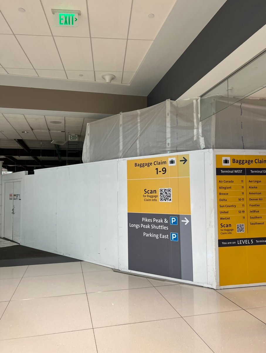 robwitwer's tweet photo. Denver International Airport construction progress:

2019:                               2024: https://t.co/NYZNfNrt9x