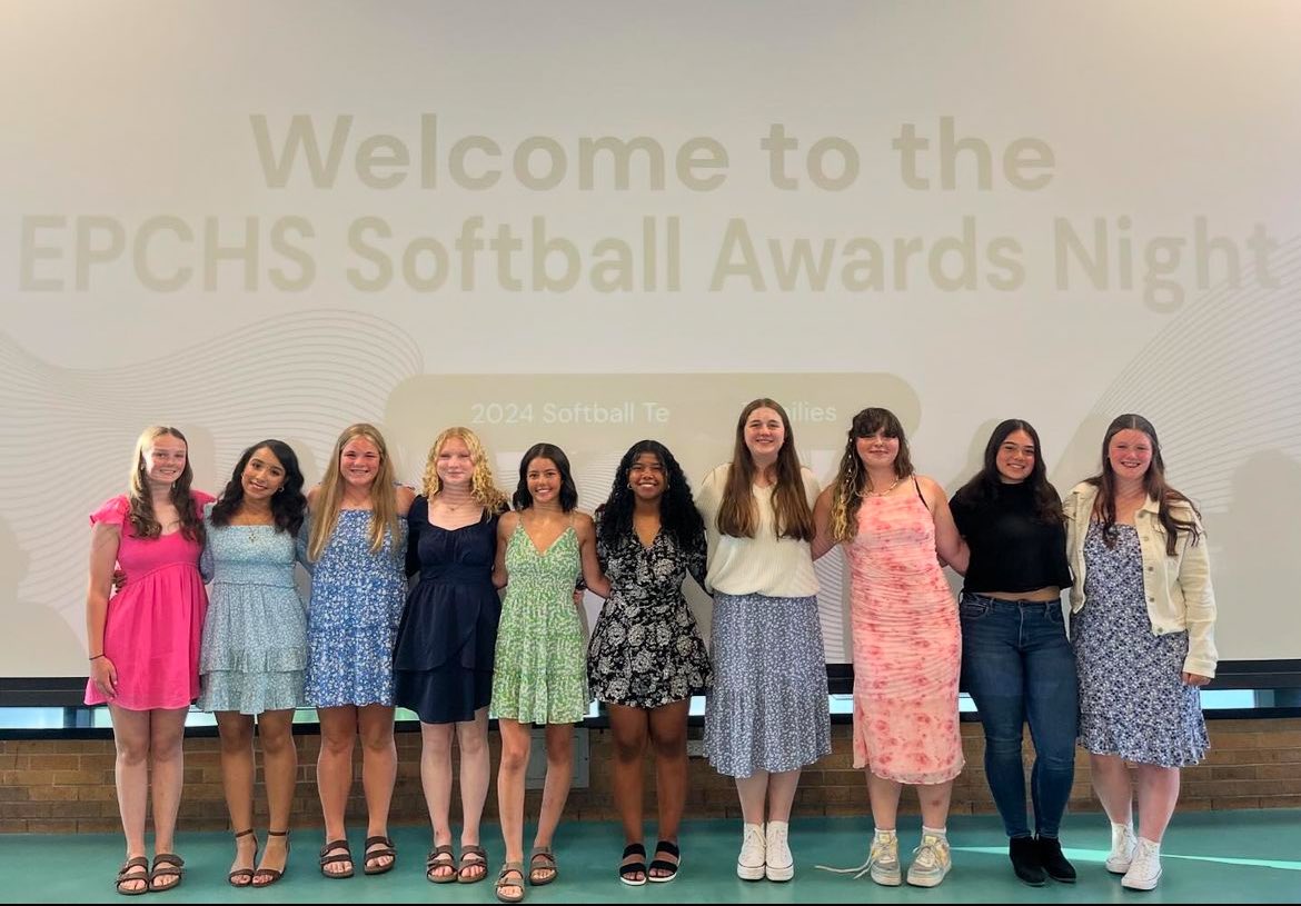 epchssb's tweet photo. Celebrated the 2024 Softball Program today! Thank you to players &amp; families for a memorable season 💚🥎🐎

Special shoutout to our Varsity award winners: 
Annie Olson - Coaches Award 
Aubrey Walczak - Sportsmanship Award 
Joie Burns - Most Valuable Player 

Congrats to all! 💚 https://t.co/GnlnwfBa4v
