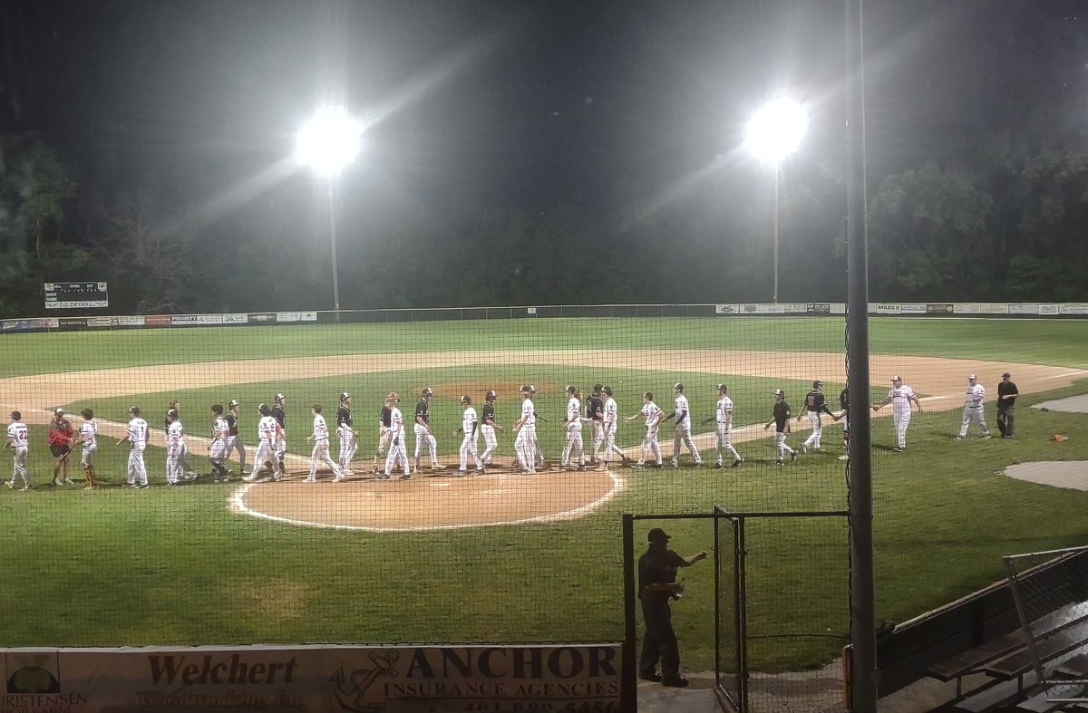 EntPubSports's tweet photo. Fort Calhoun Seniors 13, ETC Knights Black 11, final. Zig Drywall comes back from 7 runs down to win with Josh Miranda's 2-run homer as the difference. #nebpreps https://t.co/BZGwB1tcSI