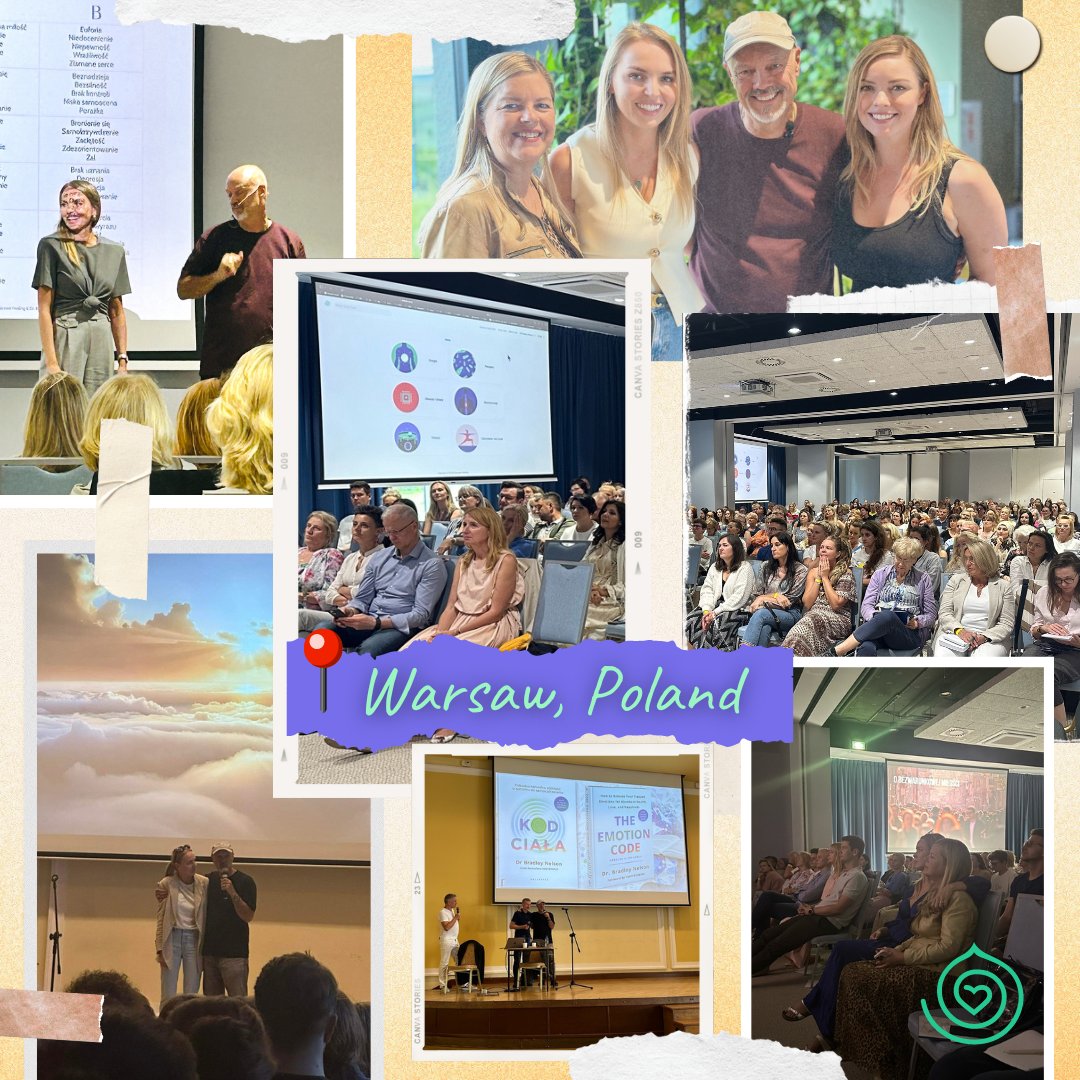 drbradleynelson's tweet photo. Thank you to all who attended the three day Emotion Code and Body Code seminar in Warsaw, Poland! You truly made the event so special. We're so excited for you to continue on your energy healing journey. ✨ #EmotionCodeontheRoad https://t.co/CXNzR2OEXm
