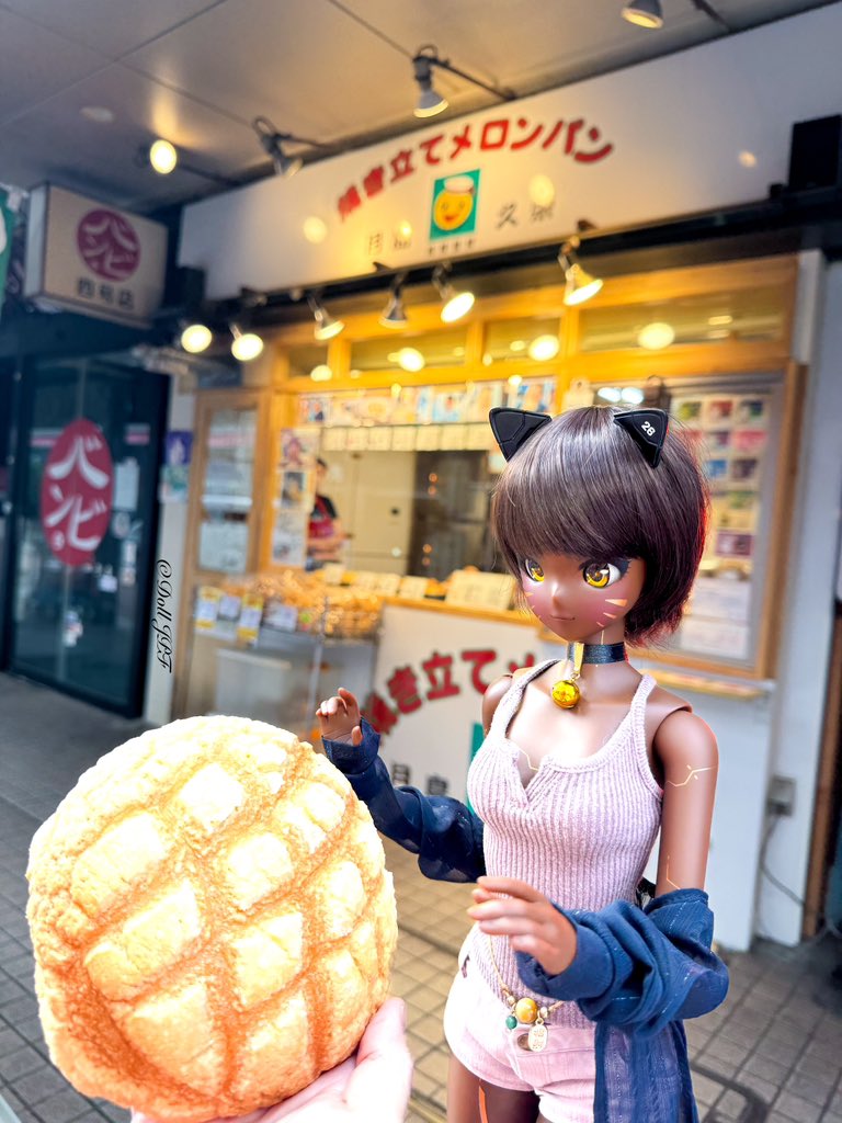 AndroidPDF's tweet photo. [2024-06-04]
諧ちゃん: メロンが入ってないメロンパン🥯ニャ💕 (Ф∀Ф)ฅ

Kai-chan: Melon bread 🥯 meow 💕 (Ф∀Ф)ฅ

#月島 #tsukishima #メロンパン #japanesefood #melonbread 
#smartdoll #smartdollprowess #smartdoll諧  #cyberkitty #cyberprowess #catgirl #dolljpf https://t.co/j7vwjmM0w1