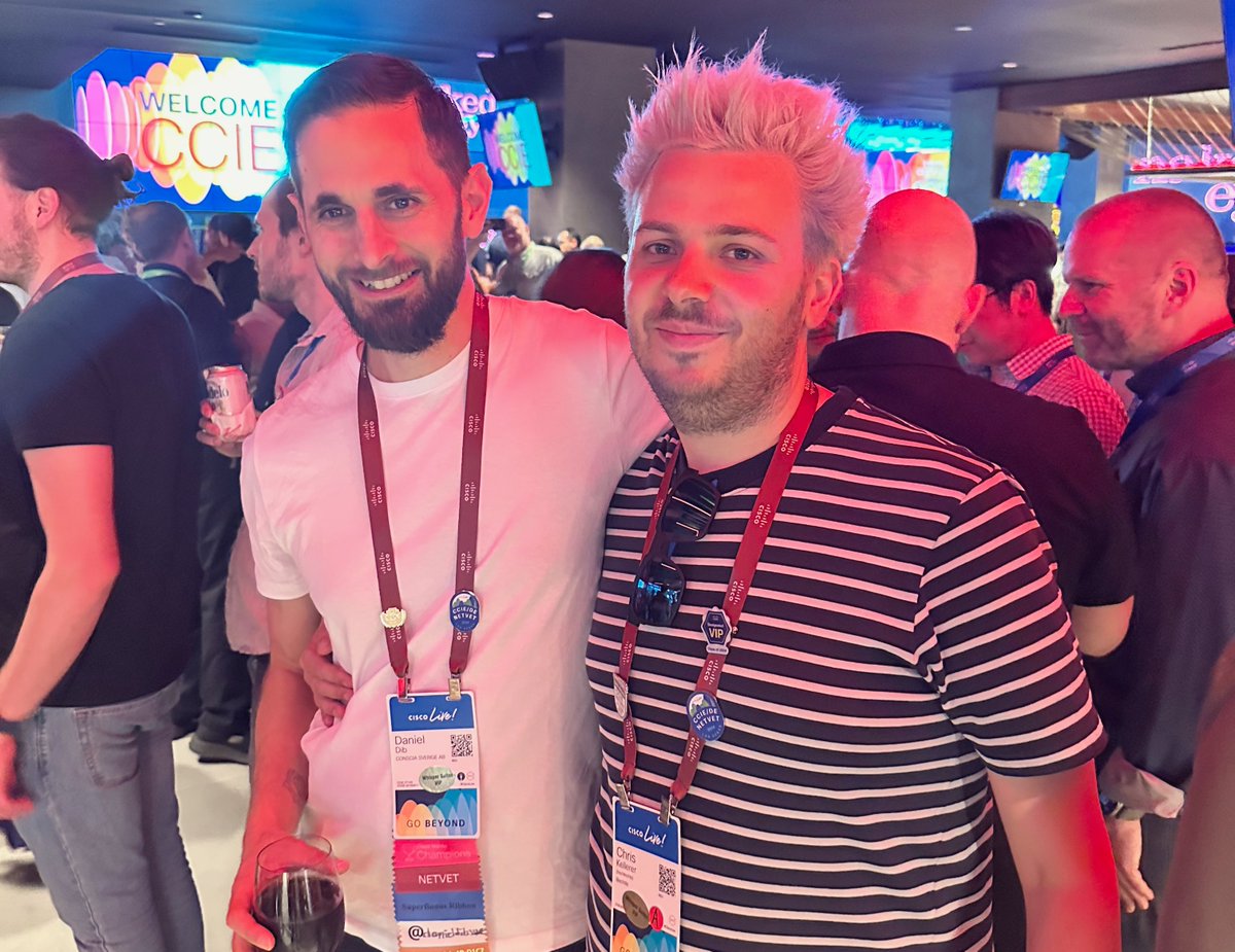 Who can it be now? 👂

A #CCIE. That’s who. 😎

#CiscoCert #CiscoLive