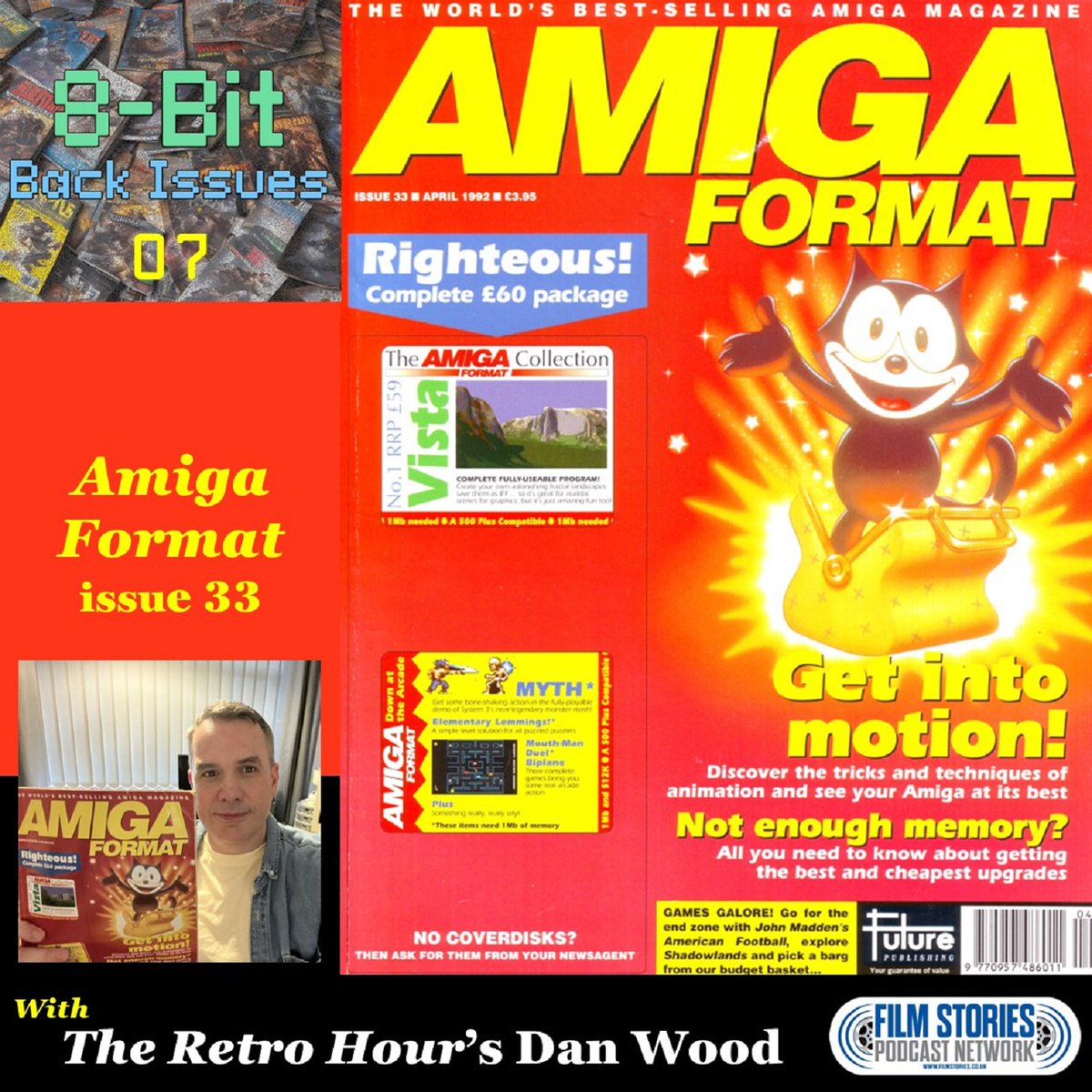 Coming this Saturday, <a href="/danwood_uk/">Dan Wood</a> of <a href="/retrohouruk/">The Retro Hour Podcast</a> joins me for a chat about Amiga Format.