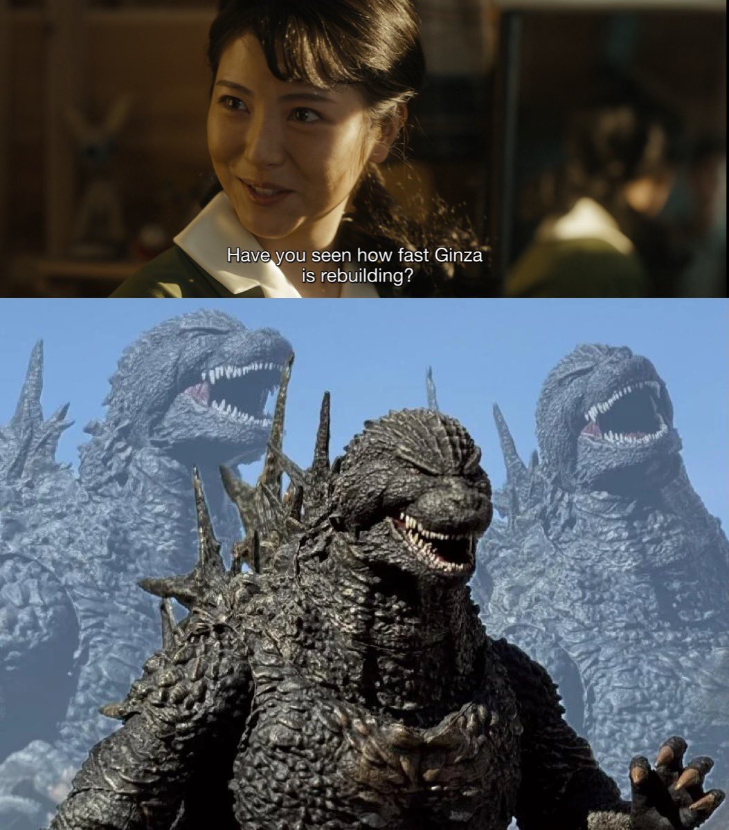 Based_SpaceGoji's tweet photo. Laughs in Godzilla Minus One https://t.co/mjzDfbhczq