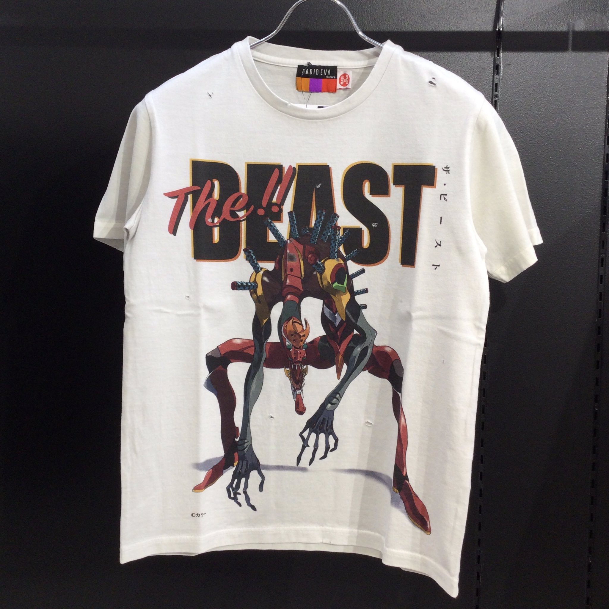 RADIO EVA VINTAGE CHARACTER T-Shirt (WHITE(第9使徒)) エヴァンゲリオン公式アパレルブランド【RADIO EVA Online Store】