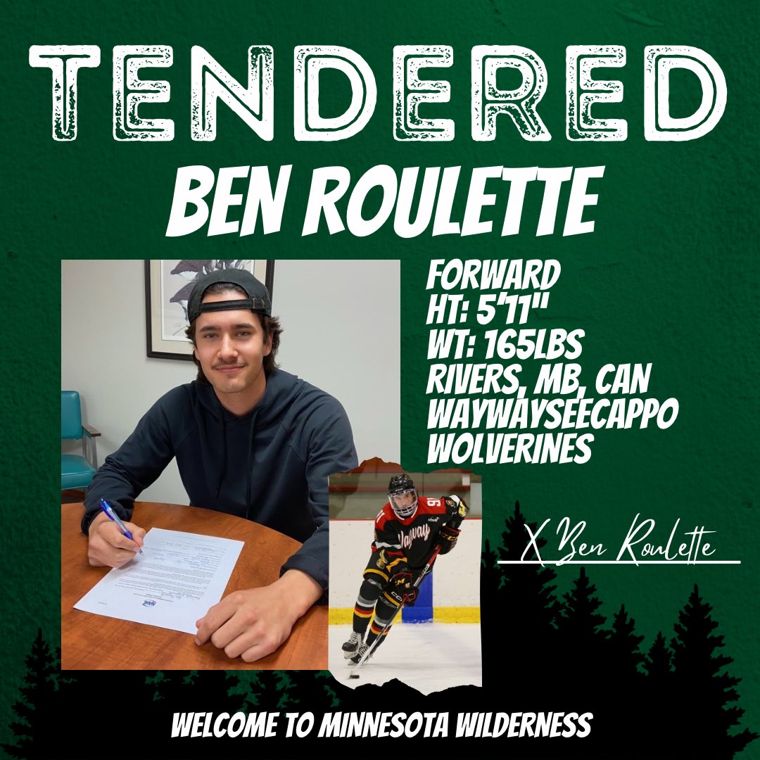 mnwilderness's tweet image. 🚨TENDER ALERT🚨

Welcome to the Wilderness Ben Roulette🌲