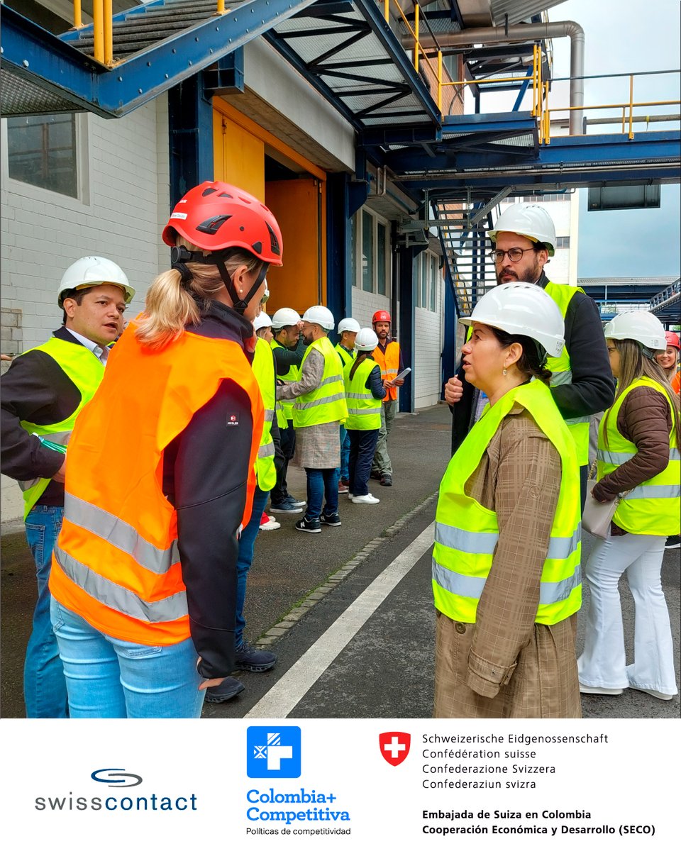 colombiamascom1's tweet photo. 🇨🇭Empresarios colombianos y entidades públicas y privadas viajaron a Suiza del 27 al 31 de mayo para aprender del sistema de Formación Dual. 12 organizaciones participaron para fortalecer el proyecto piloto del clúster de macrosnacks en Valle del Cauca
🧵#LaboratorioDeAprendizaje https://t.co/8SpaJkF6gF