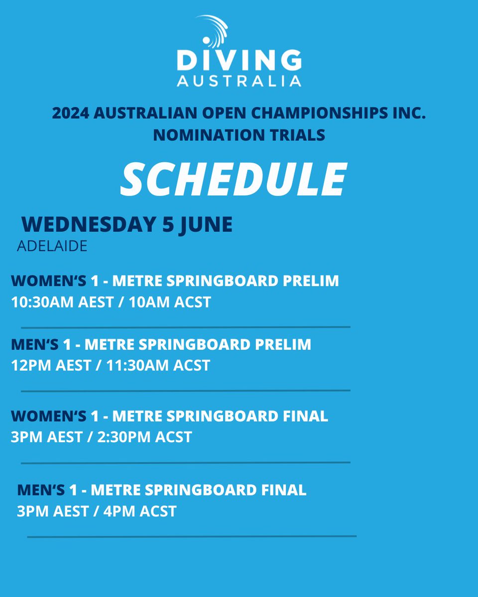 Day 1 of the Australian Open Championships inc Nomination Trials is set to start today 🎉

Before the competition gets underway, we spoke with SA local Jaxon Bowshire, read here 👉 bit.ly/3X4bzKN

For everything you need to know about the event 👉 bit.ly/4coCNAn