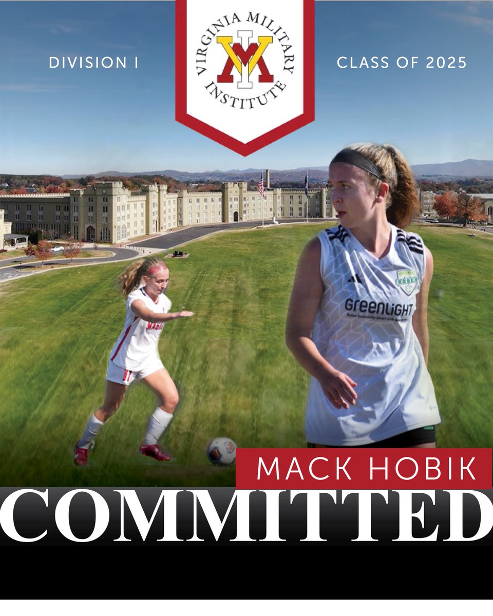 SSN_NCAASoccer's tweet photo. 2025 Center Midfielder Mackenzie Hobik has committed to Virginia Military Institute.

Congrats @HobikMackenzie!!! https://t.co/LSUzfc3mVg