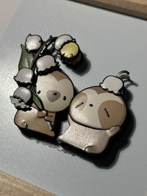 おはようございます。3日連続新作発表、見ていただけましたでしょうか。製作の際にはフォルムや触感を意識しています。絵からイメージされる丸みの強さ、全体のバランス、柔らかさ。2次元と3次元が違和感なく繋がるよう、自然な立体を作れるよう目指しています。あなたの目にスッと入りましたか? 