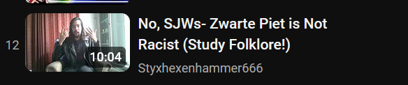 flanille's tweet photo. @TheCentralObse1 @TheHolyTreeMaam @Millerrex66 @CringeZoology he's got a playlist called "Takedowns of dumb people" with multiple things like this lol that is literally the anti-sjw crowd https://t.co/x3CbHayiTa