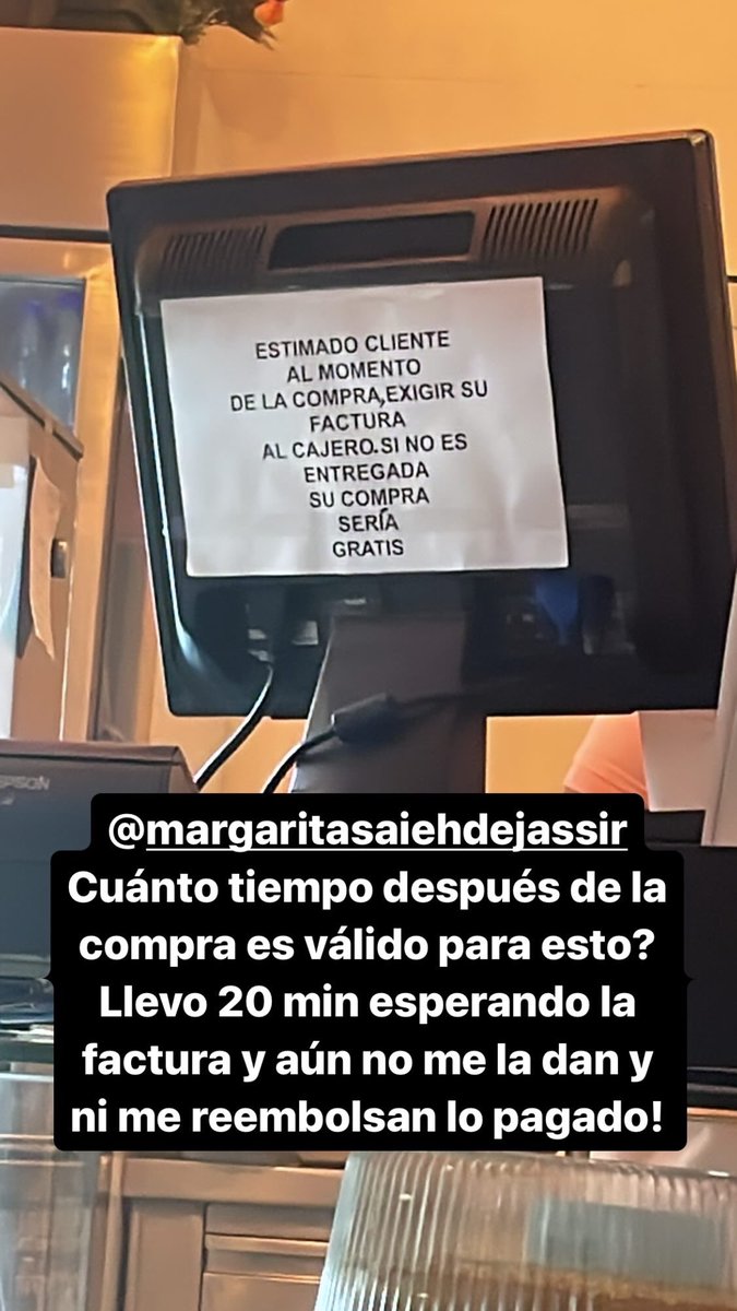 AngieCadavidG's tweet photo. @Margaritasaieh1 quien responde por eso? También está caído? Cómo se hace en este caso si no dan la factura pero tampoco le dicen a uno “su compra fue gratis”? https://t.co/xuYTlfaLTK