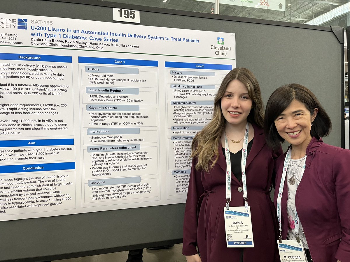 daniabacha's tweet photo. So happy that I had the opportunity to share our work at @TheEndoSociety #ENDO2024 ! So grateful for all my stellar mentors and IM program for their continuous support! @CCF_IMCHIEFS @CleClinicMD https://t.co/kq3jXZLacV