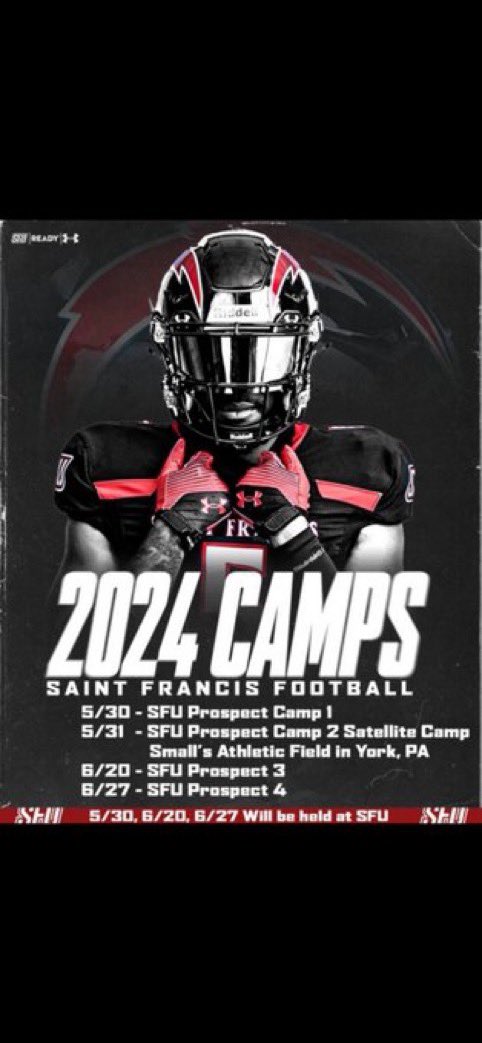 Thank you <a href="/matt_hoyman/">Matt Hoyman</a> for the invite to the SFU Camps! <a href="/SFUathletics/">Saint Francis Red Flash</a> <a href="/PA_TodaySports/">PA Today</a> @PRZPAvic