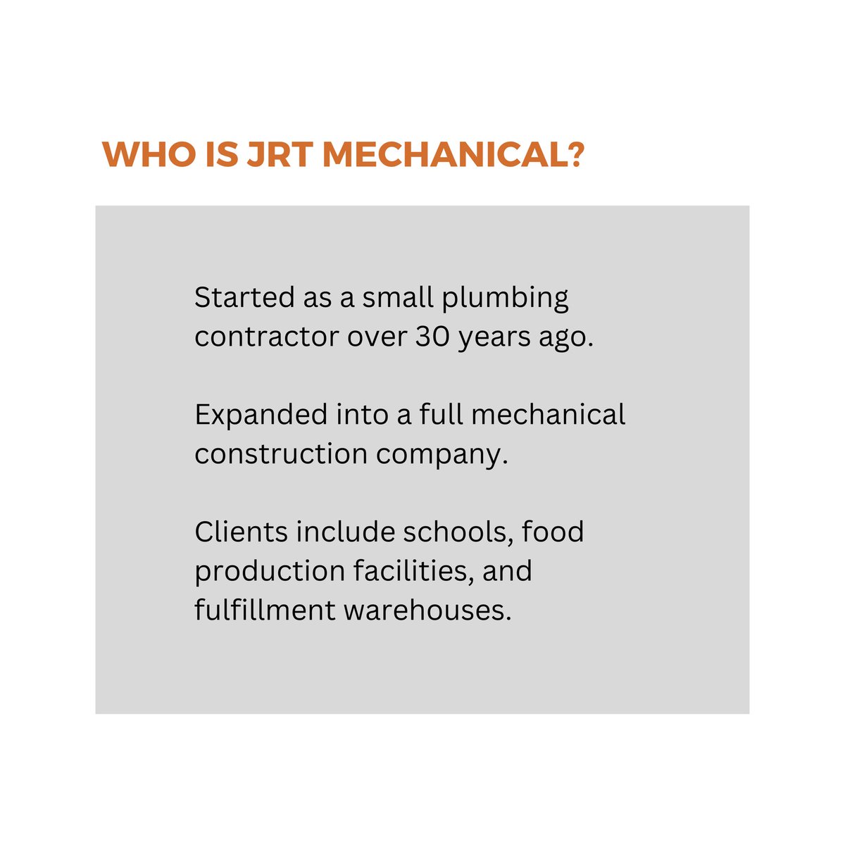 JRTMechanical's tweet photo. Our Story 🛠️
Swipe to read more!

#JRTMechanical #JRTServiceSolutions #QualityWork #TrustedService https://t.co/8I9O63tp6I